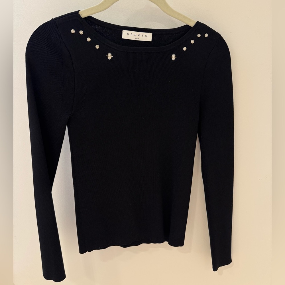 Sandro black top